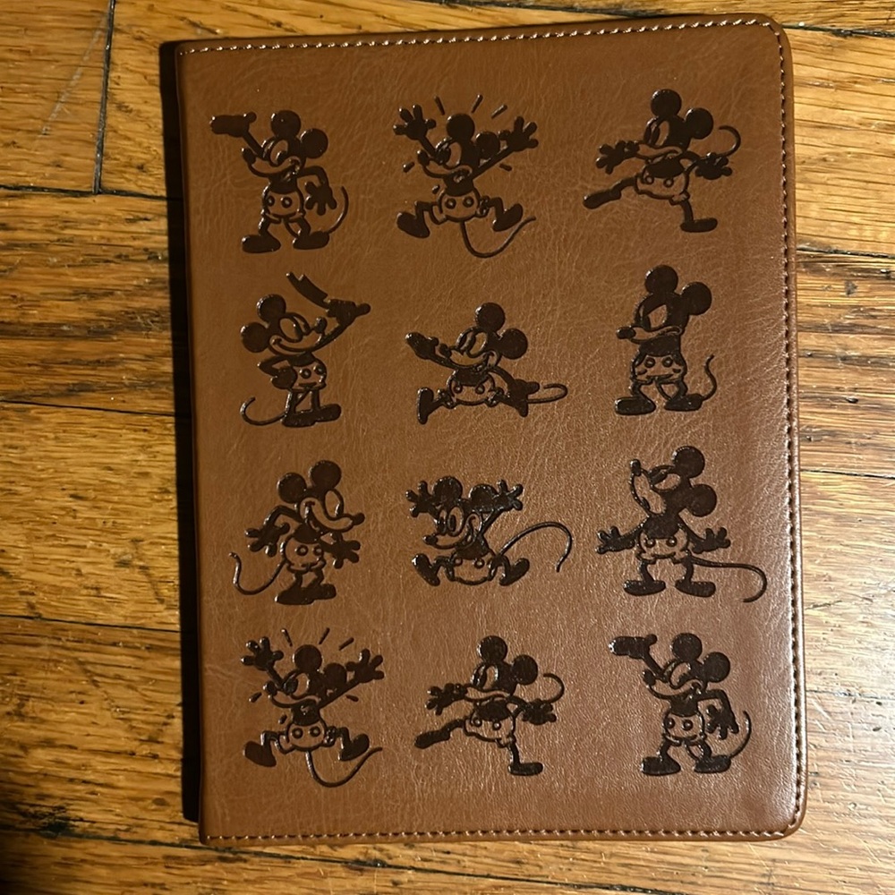 New brown Mickey Mouse journal